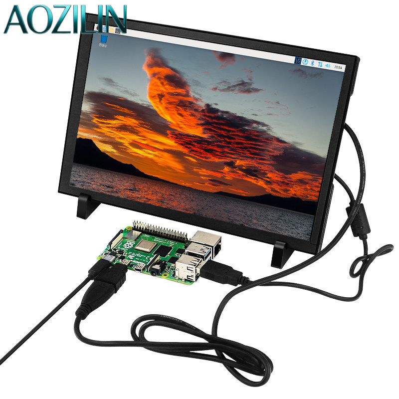 Raspberry Pi 10.1 Inch Capacitive Touch Screen Ips - AOZILIN 5/7/10,1-дюймовый IPS-дисплей с HDMI, емкостным