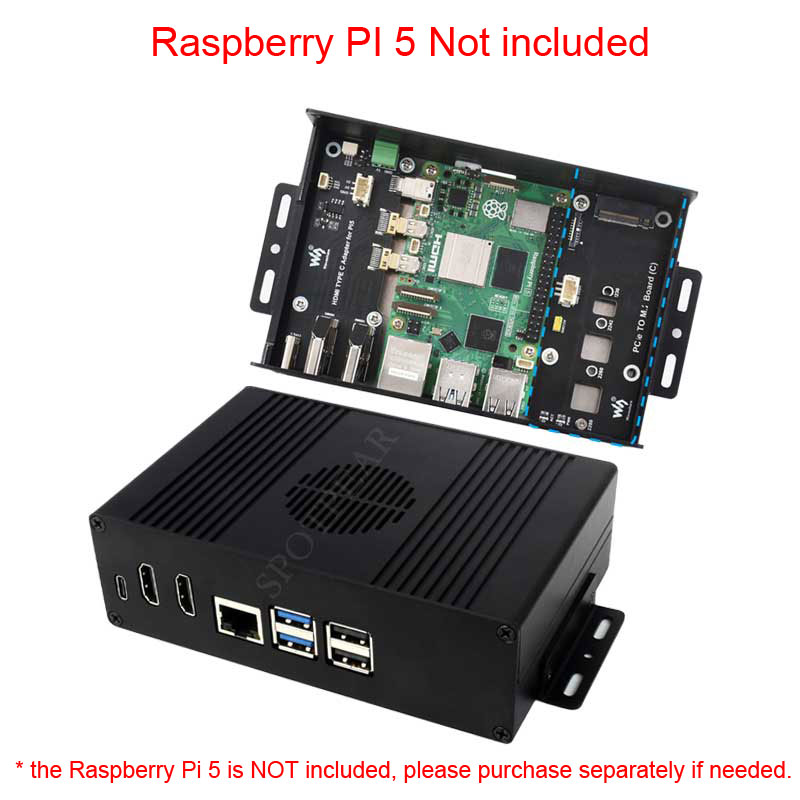 Raspberry Pi 5 Box Case Kit-C  – обзор и цена Argon One V3 M.2 Nvme Case