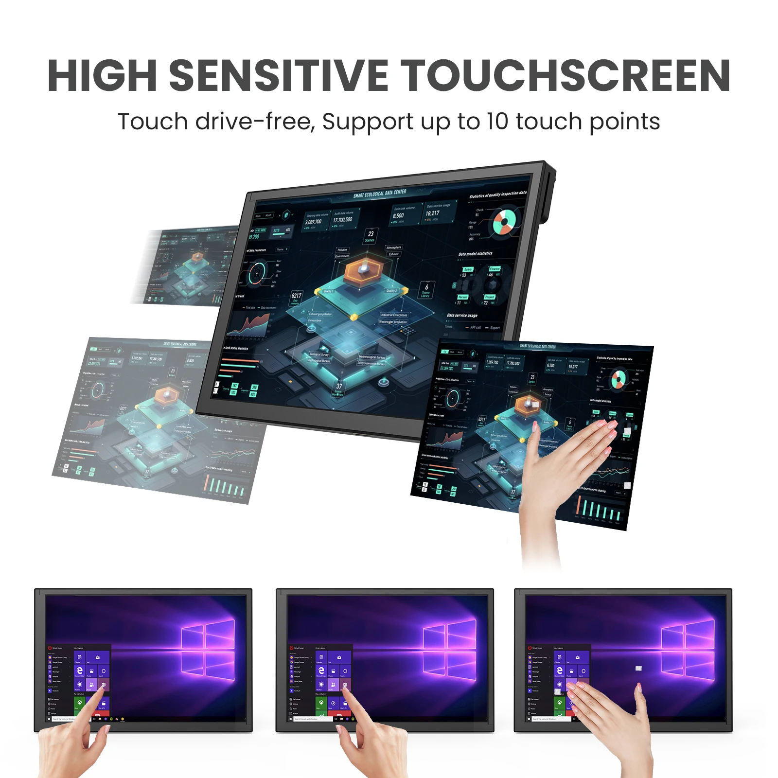 HDR 1280x800 IPS емкостный сен – обзор и цена Raspberry Pi 10.1 Inch Capacitive Touch Screen Ips