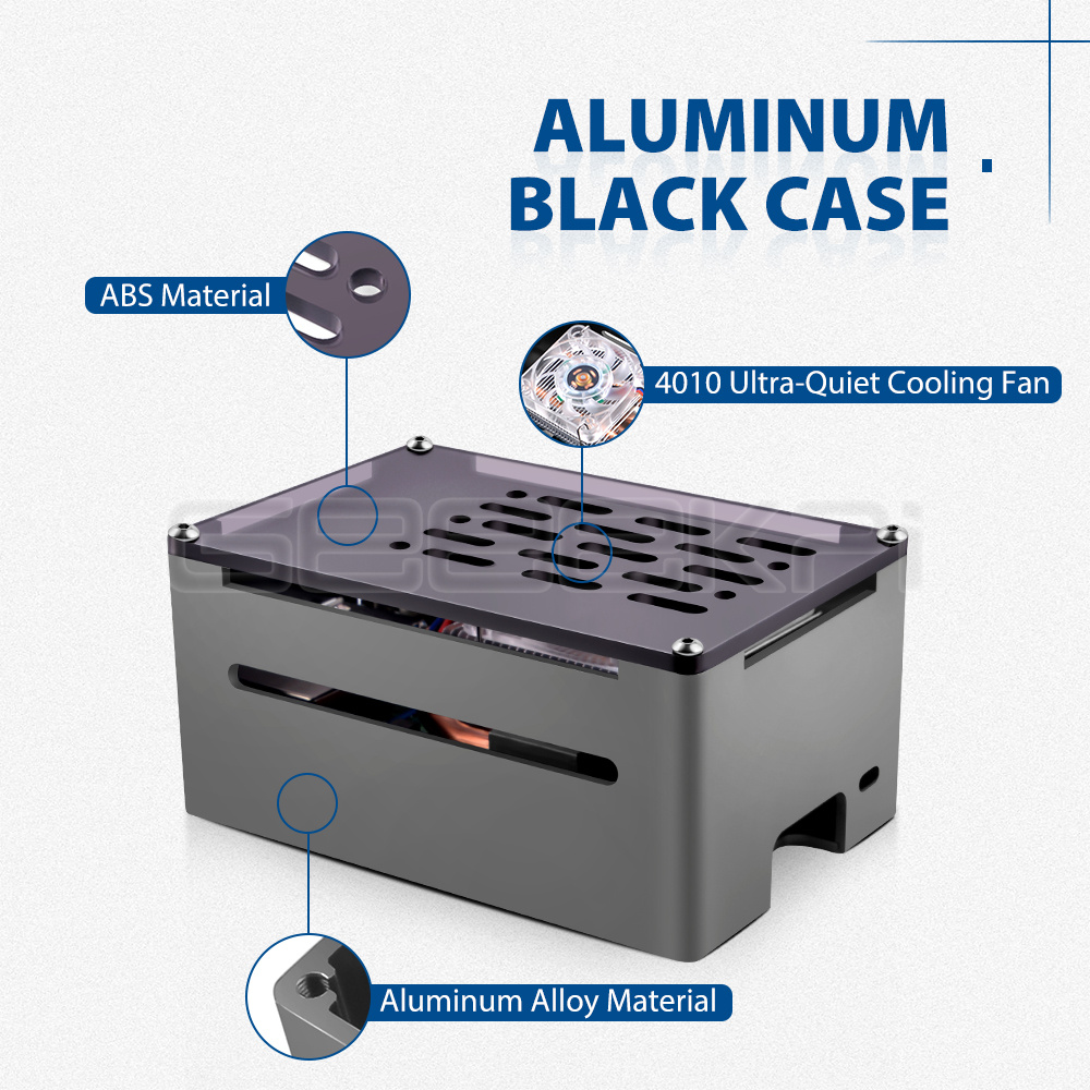 Чехол GeeekPi с алюминиевым ки – обзор и цена Argon One V3 M.2 Nvme Case